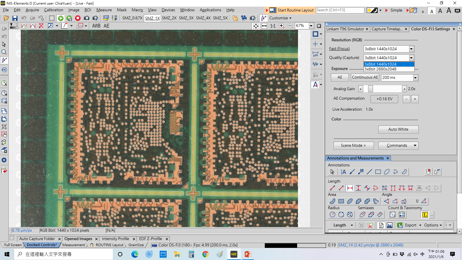 3.png - Nikon NIS-D ver.5.2x測量軟體之DS-Fi3相機拍照標準控制介面[上篇]