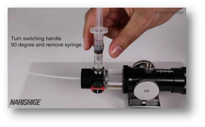 圖片6.png - 【顯微鏡小學堂】油壓注射器 IM - 21 操作小撇步 - 排氣篇