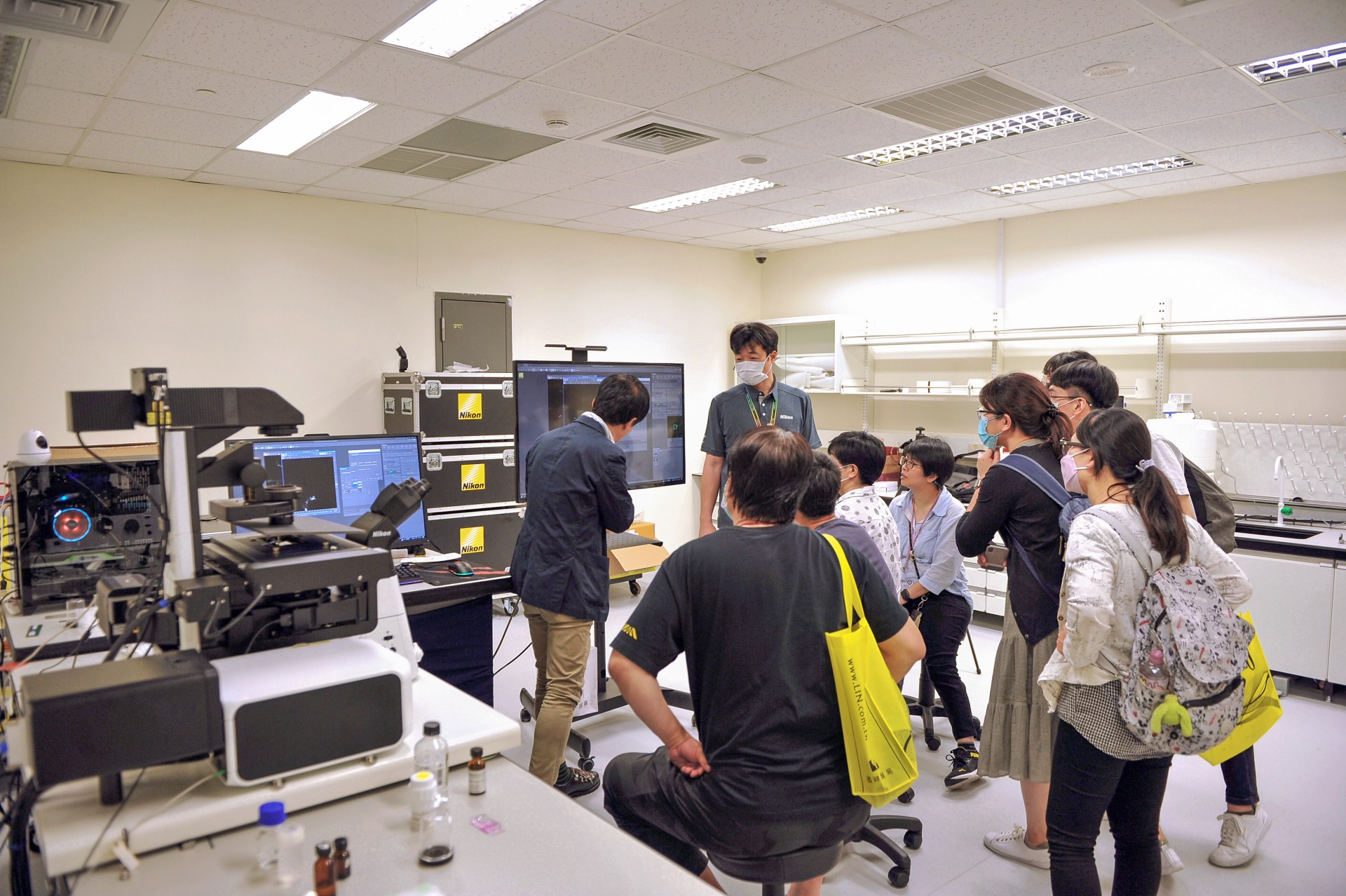 6/9 當代生醫顯微影像技術研討會精彩花絮，Nikon AX R NSPARC 預約試掃就在成功大學熱烈報名中！