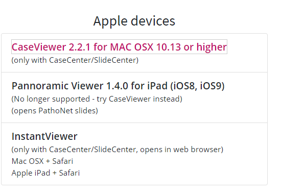 iPad Viewer / Instant Viewer 數位玻片影像閱片軟體（For iPad / MAC）