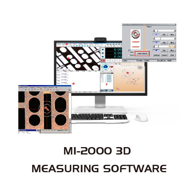 MI-2000 3D MEASURING SOFTWARE 幾何量測軟體 - 【影像量測軟體】